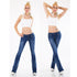 My Bestiny Flare Cut Jeans Raw Cuff